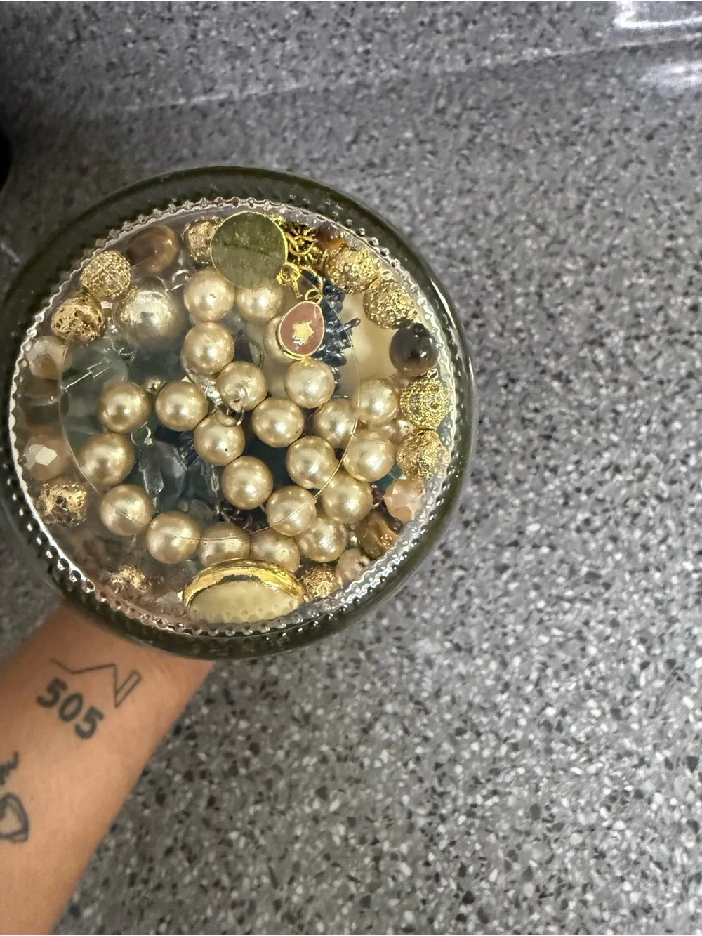 Vintage Estate Mystery Jewelry Jar